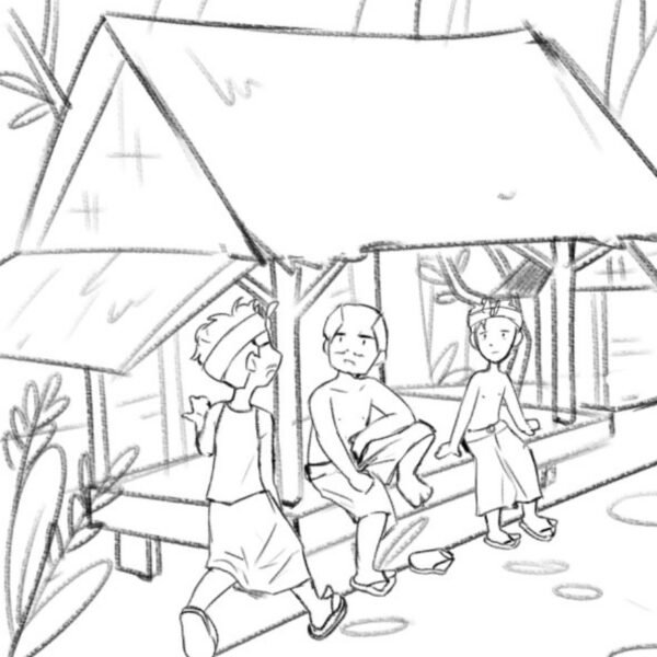 Goa Raksasa Sanggulan - Sketsa - Gambar 2