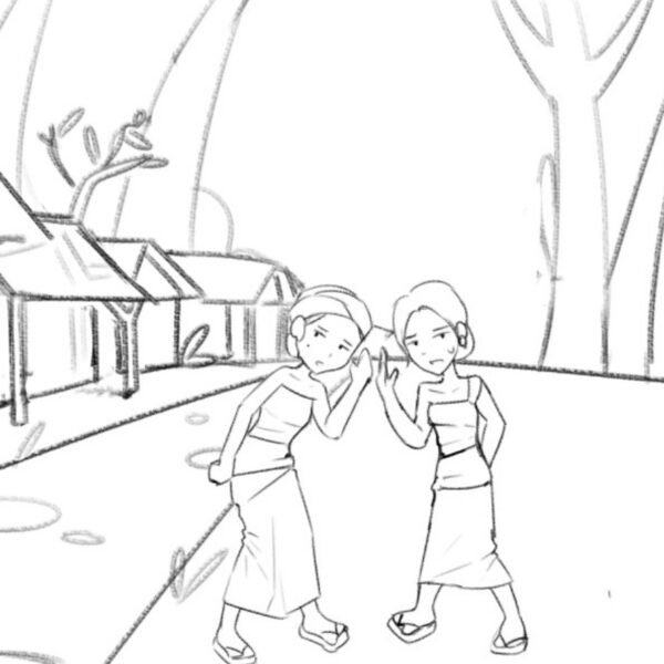 Goa Raksasa Sanggulan - Sketsa - Gambar 3